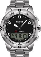 Pre-Owned TISSOT T-TOUCH STEEL BLACK DIAL