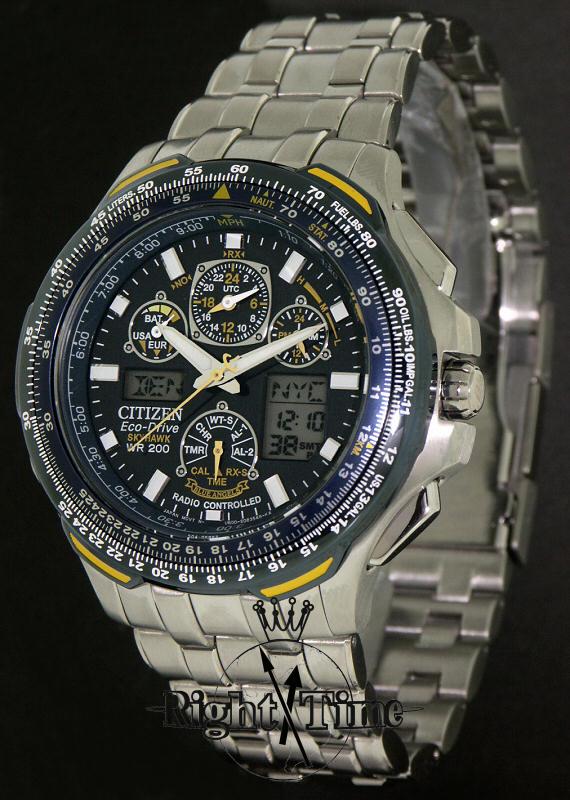 Blue Angels Skyhawk AT jy004059l Citizen Atomic/Radio Controlled