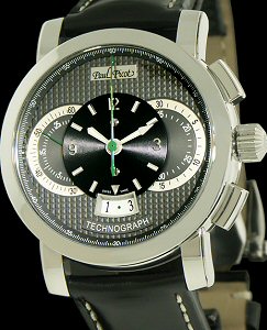 Black Dial 0334sgblack - Paul Picot Technograph wrist watch