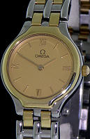 Pre-Owned OMEGA DEVILLE SYMBOL 18KT/STEEL