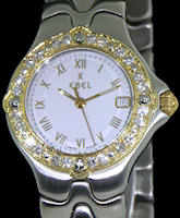 Pre-Owned EBEL SPORTWAVE GOLD DIAMOND BEZEL