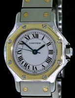 Pre-Owned CARTIER SANTOS 18KT/STEEL