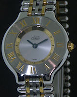Pre-Owned CARTIER MUST DE CARTIER 21 18KT /STEEL