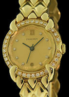 Pre-Owned CHAUMET 18KT SOLID GOLD JEWELED WATCH