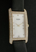 Pre-Owned NIVREL 18KT GOLD MOP WITH DIAMONDS