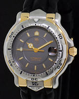 Pre-Owned TAG HEUER 6000 18KT GOLD AND STEEL