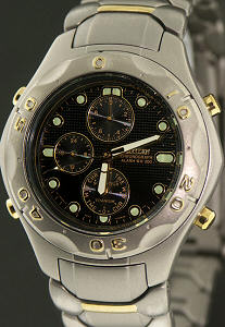 ... Citizen Titanium Chrono Divers 0850-h19381 ta - Pre-Owned Mens Watches