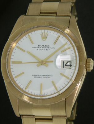 Rolex Date 18kt Solid Gold 1501 - Pre-Owned Mens Watches