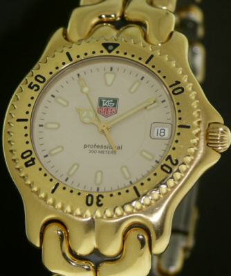 Tag Heuer Sport Elegance Gold wg1130-ko - Pre-Owned Mens Watches