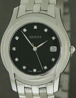 Pre-Owned GUCCI 5500M DIAMOND DIAL