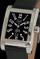 Pre-Owned ORIS MILES RECTANGULAR DAY/DATE