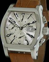 Pre-Owned ORIS MILES CHRONO SILVER DIAL