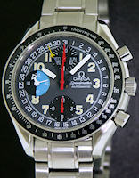 Pre-Owned OMEGA SCHUMACHER TRIPPLE DATE
