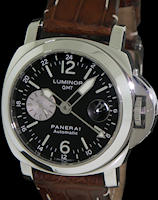 Pre-Owned OFFICINE PANERAI LUMINOR GMT STEEL PAM088