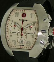 Pre-Owned MICHELE TURBINA XL CHRONO IVORY DIAL