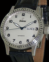 Pre-Owned TUTIMA FX DAY-DATE 60MIN BEZEL