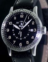 Pre-Owned TUTIMA FX UTC 60MIN BEZEL BLACK