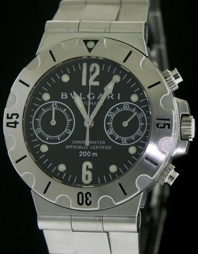 bvlgari chronograph mens watch