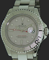 Pre-Owned ROLEX YACHT-MASTER STEEL W/PLATINUM
