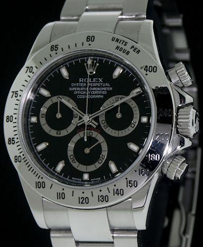 Pre-Owned ROLEX COSMOGRAPH DAYTONA BLACK DIAL