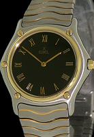 Pre-Owned EBEL WAVE 18KT GOLD AND STEEL