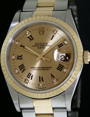 Pre-Owned ROLEX OYSTER DATE 18KT/STEEL