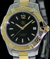Pre-Owned TAG HEUER AQUARACER QUARTZ GOLD/STEEL