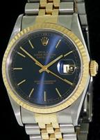 Pre-Owned ROLEX DATEJUST 18KT/STEEL BLUE