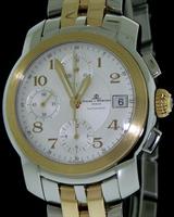 Pre-Owned BAUME & MERCIER CAPELAND 18KT GOLD AND STEEL