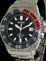 Pre-Owned SEIKO KINETIC DIVER PEPSI BEZEL
