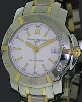 Pre-Owned BAUME & MERCIER CAPELAND 18KT GOLD AND STEEL