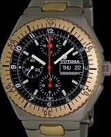 Pre-Owned TUTIMA MILITARY 18KT GOLD & TITANIUM