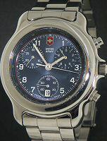 Pre-Owned VICTORINOX SWISS ARMY OFFICER`S 1884 CHRONO BLUE
