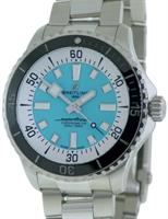Pre-Owned BREITLING SUPEROCEAN TURQUOISE BLUE