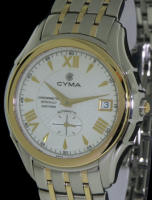 Pre-Owned CYMA CYMA 18KT GOLD AND STEEL COSC