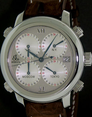 Pre-Owned JACOB & CO. 5 WORLD TIMES AUTOMATIC