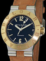 Pre-Owned BVLGARI DIAGONO 18KT &STEEL AUTOMATIC