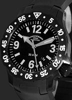 Pre-Owned MUHLE GLASHUTTE ALL BLACK MARINUS III DIVER