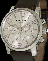 Pre-Owned MONTBLANC TIMEWALKER CHRONO SILVER