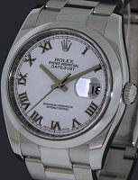 Pre-Owned ROLEX DATEJUST WHITE
