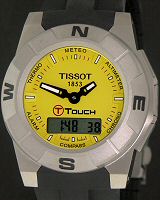 Pre-Owned TISSOT T-TOUCH TREKKING YELLOW TITAN