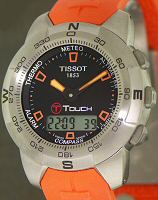 Pre-Owned TISSOT T-TOUCH STAINLESS STEEL ORANGE