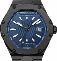 Pre-Owned DIETRICH TIME COMPANION PVD BLUE DIAL