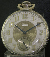 Pre-Owned ELGIN 14KT WG FILLED CASE