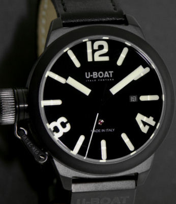 45mm All Black Automatico 1822 - U-Boat Classico wrist watch