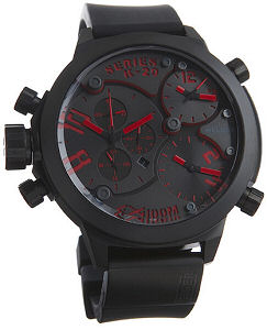 Welder K29 Chrono Black/Red 8002 - Pre-Owned Mens Watches