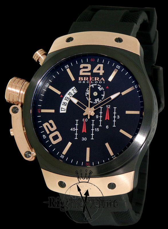 Estremo Chrono Rose/Balck bresc4805 - Brera Orologi Estremo wrist