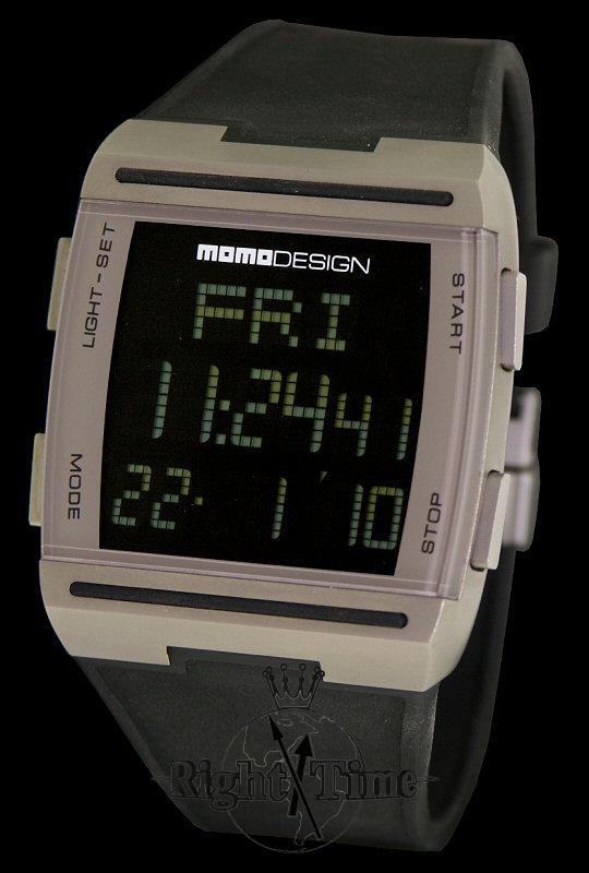 Momo Dual Tech Digital md178-02bk-rb - Momodesign Digital wrist watch