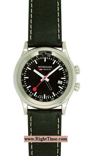 Second Time Zone a661.30308.14sbb - Mondaine Railways Watch wrist