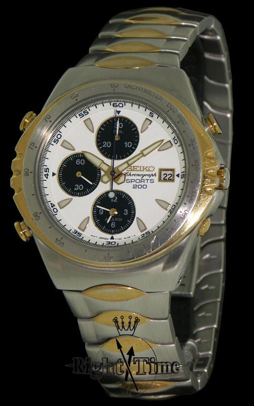 Seiko Maccina Sportiva By Giugiaro 7t32-6h60 - Pre-Owned Mens Watches